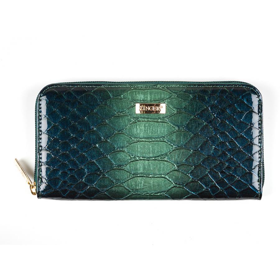 Портмоне женское Zinger Serpe WZG013-3, зеленое, на молнии, Зеленый
Портмоне женское Zinger Serpe WZG013-3, зеленое, на молнии, Зеленый