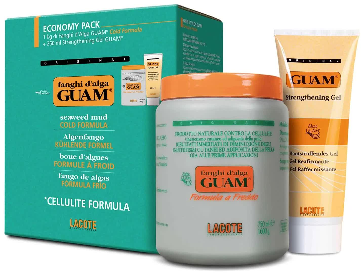 Маска антицеллюлитная Guam Fanghi D'alga с охлаждающим эффектом 1 кг + Гель-лифтинг укрепляющий 250 мл
Маска антицеллюлитная Guam Fanghi D'alga с охлаждающим эффектом 1 кг + Гель-лифтинг укрепляющий 250 мл