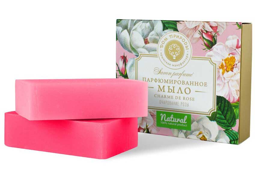 Набор парфюмированного мыла ДОМ ПРИРОДЫ Очарование розы, 200г
Набор парфюмированного мыла ДОМ ПРИРОДЫ Очарование розы, 200г