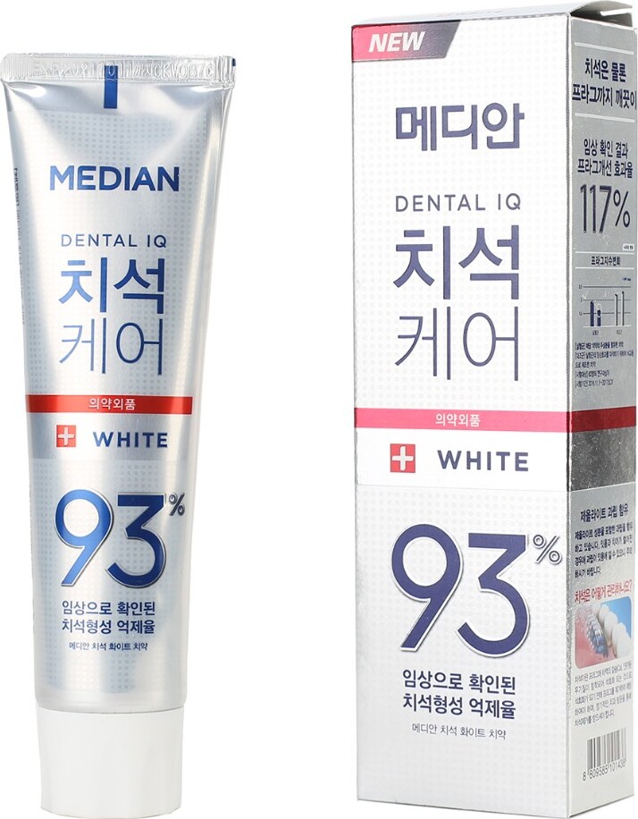 Отбеливающая зубная паста MEDIAN Dental IQ White Tooth Paste, 120g
Отбеливающая зубная паста MEDIAN Dental IQ White Tooth Paste, 120g