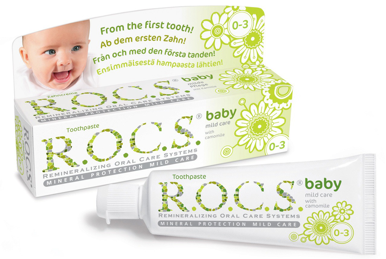 Зубная паста R.O.C.S. Baby Нежный уход Душистая Ромашка 45g
Зубная паста R.O.C.S. Baby Нежный уход Душистая Ромашка 45g