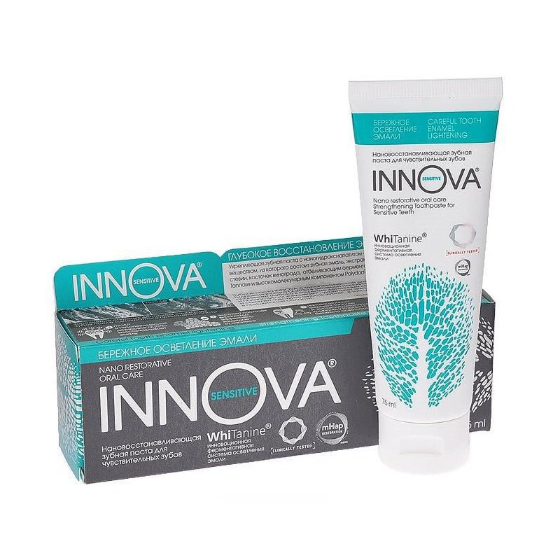 Зубная паста Splat Innova Бережное осветление эмали 75ml
Зубная паста Splat Innova Бережное осветление эмали 75ml