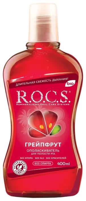 Ополаскиватель для полости рта R.O.C.S. Грейпфрут 400 мл
Ополаскиватель для полости рта R.O.C.S. Грейпфрут 400 мл