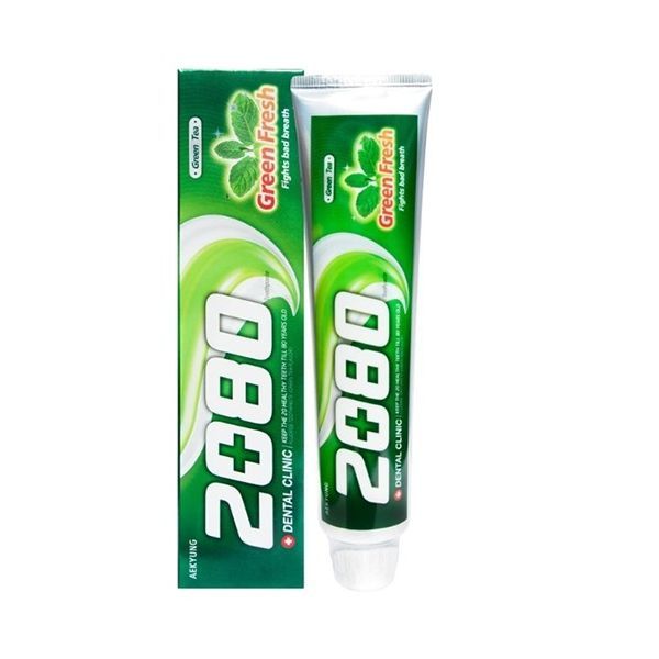 Зубная паста Dental Clinic2080 с зеленым чаем Green Fresh,120g
Зубная паста Dental Clinic2080 с зеленым чаем Green Fresh,120g