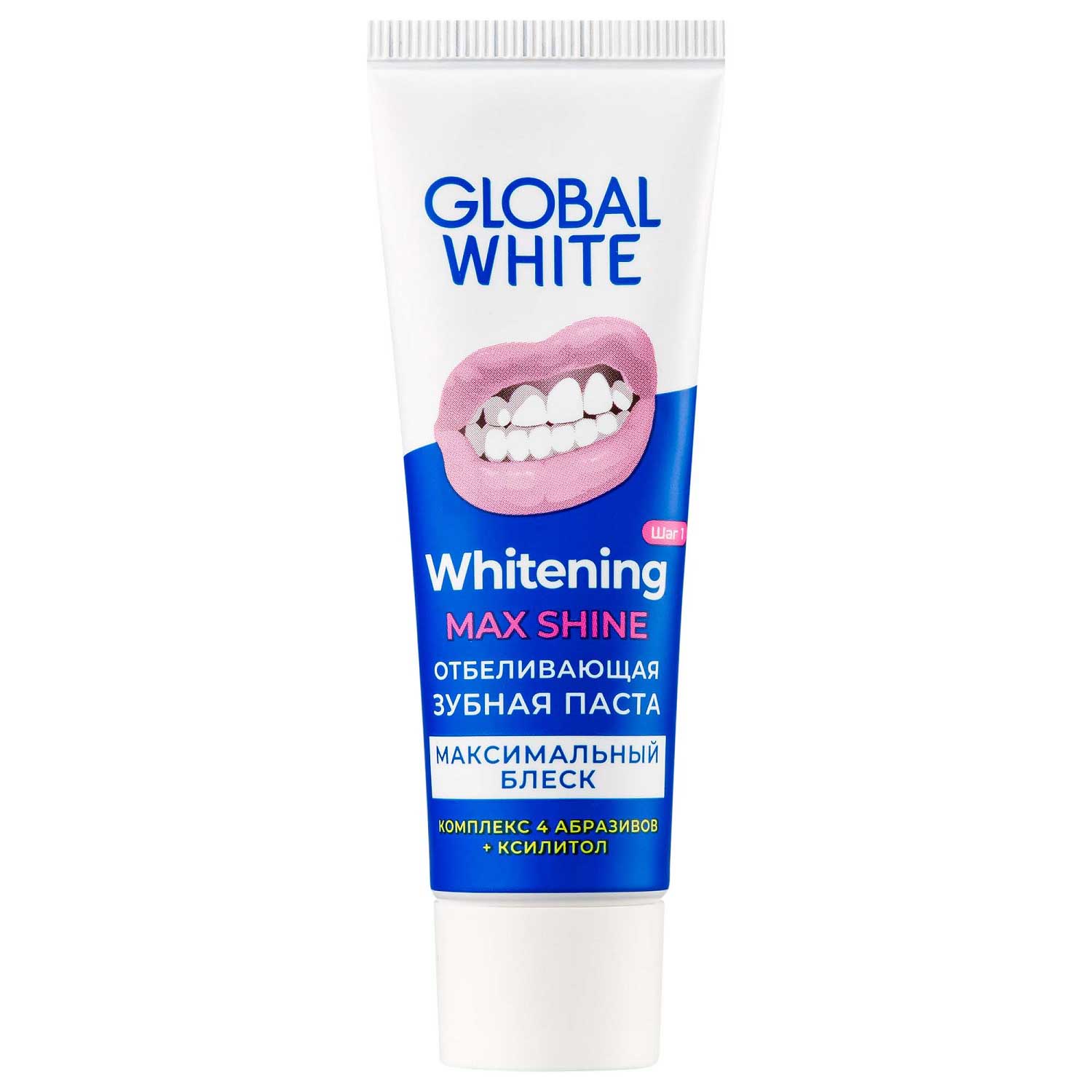 Зубная паста Global White Whitening Max Shine Отбеливающая 30 мл
Зубная паста Global White Whitening Max Shine Отбеливающая 30 мл