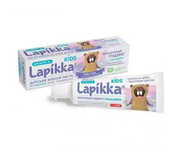 Зубная паста R.O.C.S. Lapikka Kids Молочный пудинг с кальцием, 45 гр
Зубная паста R.O.C.S. Lapikka Kids Молочный пудинг с кальцием, 45 гр
