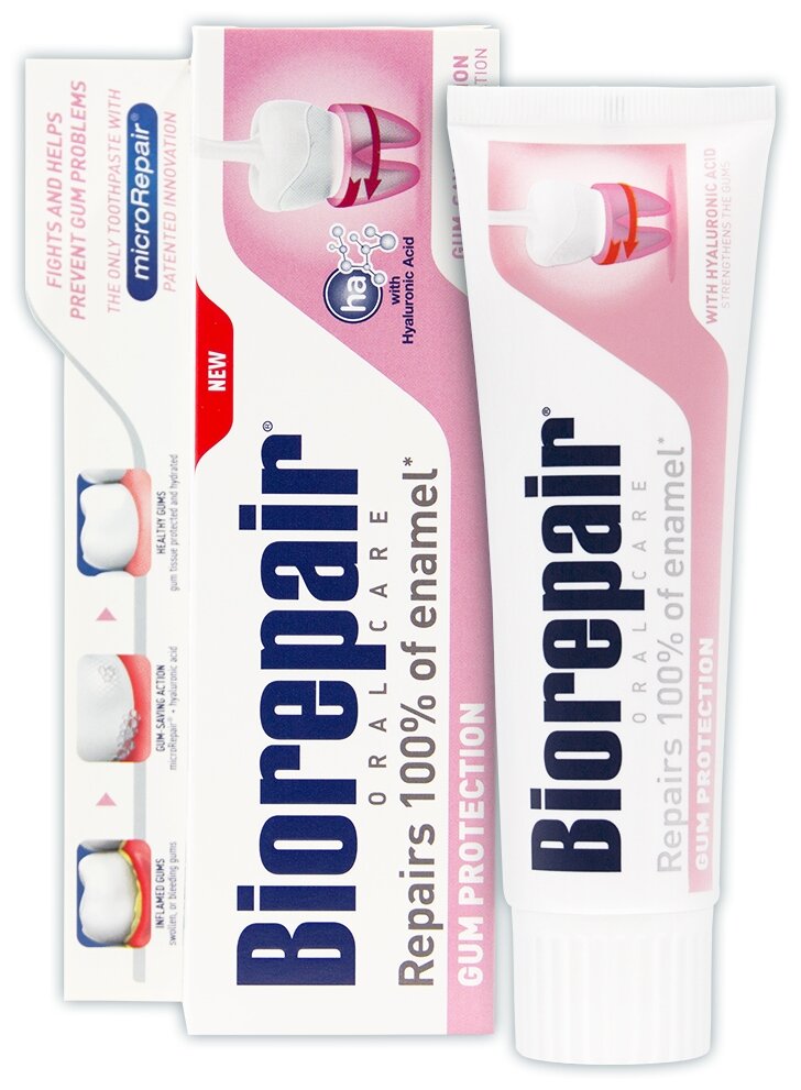 Зубная паста Biorepair для защиты десен Gum Protection75мл
Зубная паста Biorepair для защиты десен Gum Protection75мл