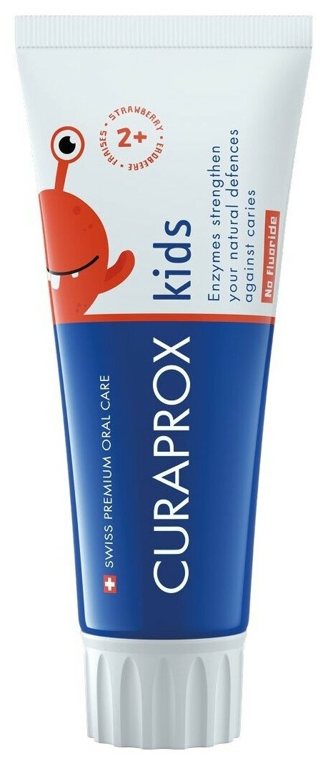 Зубная паста Curaprox Kids Zero, 60 мл. клубника
Зубная паста Curaprox Kids Zero, 60 мл. клубника