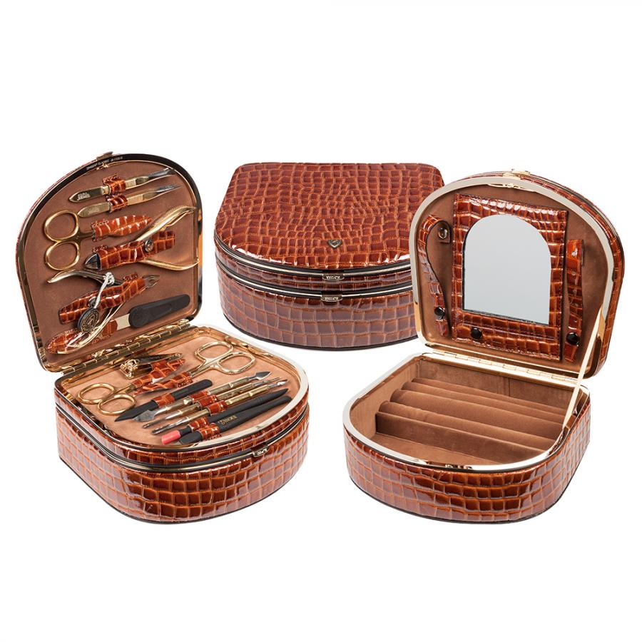 Маникюрный набор 15 предметов MS-JB-1100-G коричневый, с косметичкой
Маникюрный набор 15 предметов MS-JB-1100-G коричневый, с косметичкой