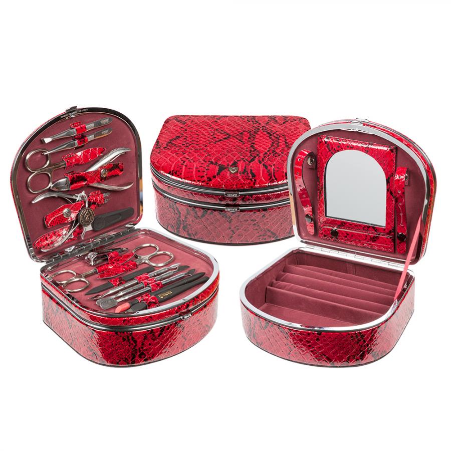 Маникюрный набор 15 предметов Zinger MS-JB-1100-S бордовый, с косметичкой
Маникюрный набор 15 предметов Zinger MS-JB-1100-S бордовый, с косметичкой