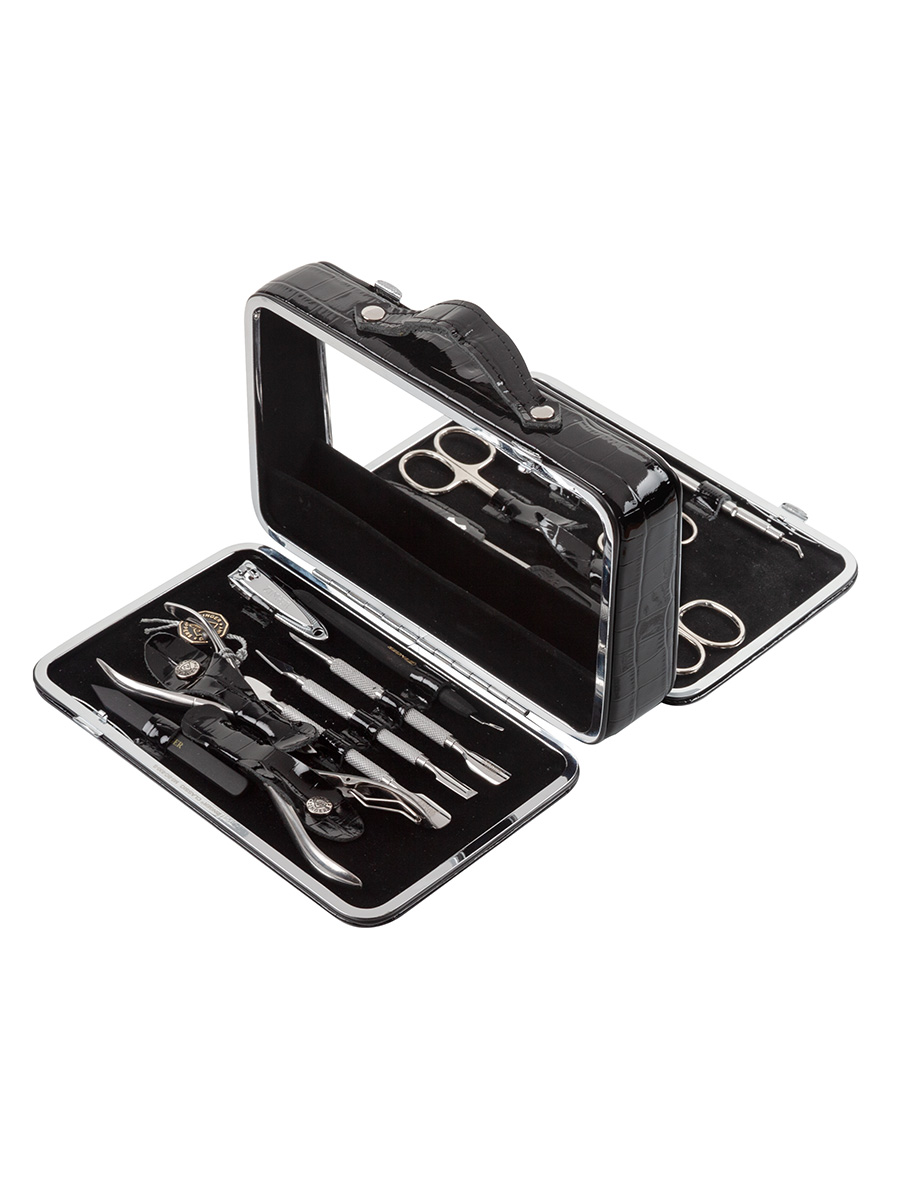 Маникюрный набор Zinger 15 предметов MS-BC-830-S чёрный
Маникюрный набор Zinger 15 предметов MS-BC-830-S чёрный