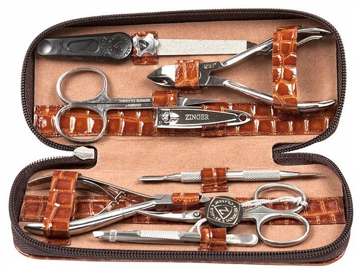 Маникюрный набор Zinger MS-71065 8 предметов коричневый
Маникюрный набор Zinger MS-71065 8 предметов коричневый
