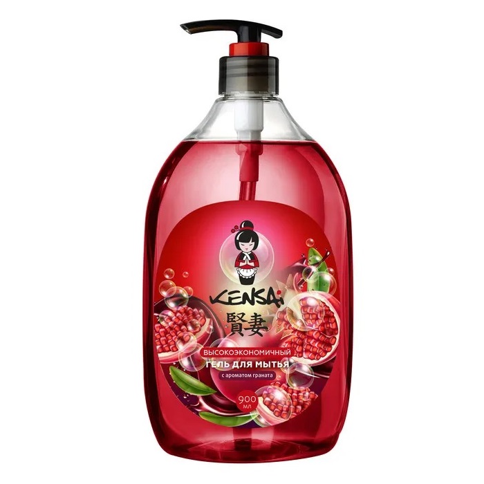 Гель для мытья посуды и детских принадлежностей KENSAI с экстрактом Граната 900 мл
Гель для мытья посуды и детских принадлежностей KENSAI с экстрактом Граната 900 мл