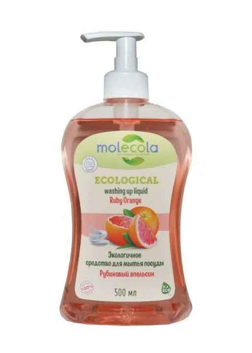 Средство для мытья посуды MOLECOLA "Рубиновый апельсин", экологичное, 500мл
Средство для мытья посуды MOLECOLA "Рубиновый апельсин", экологичное, 500мл