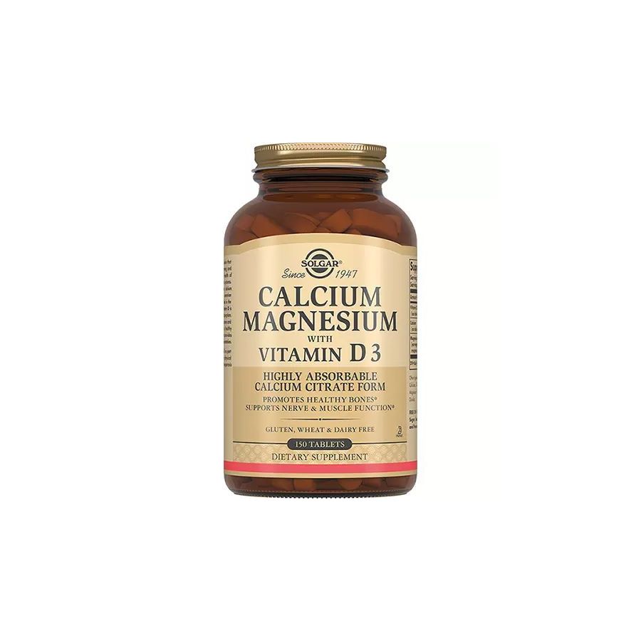 БАД Solgar Кальций - Магний с витамином D3 табл.№150
БАД Solgar Кальций - Магний с витамином D3 табл.№150