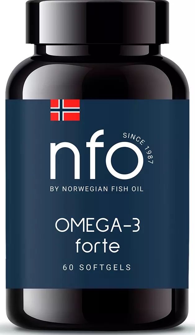 Norwegian Fish Oil Омега 3 Форте 60 капсул
Norwegian Fish Oil Омега 3 Форте 60 капсул