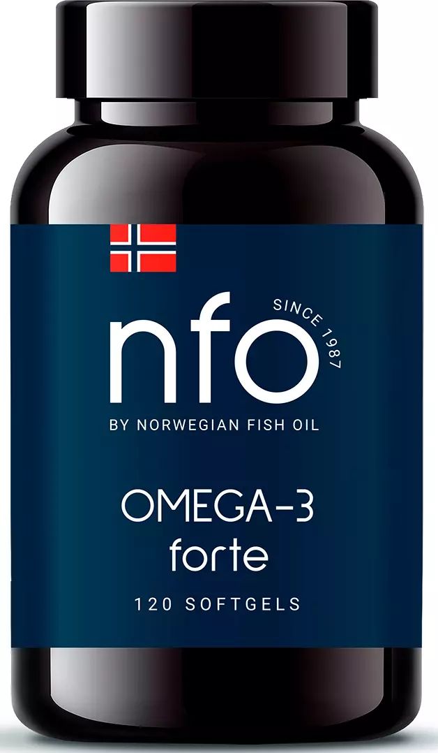 Norwegian Fish Oil Омега 3 Форте 120 капсул
Norwegian Fish Oil Омега 3 Форте 120 капсул
