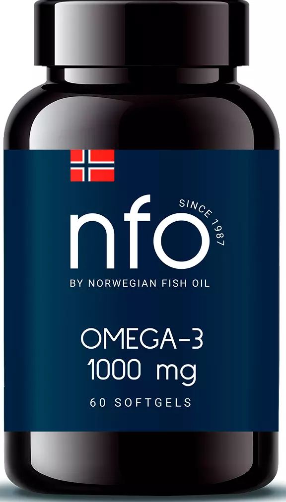 Norwegian Fish Oil Омега 3 1000 mg 60 капсул
Norwegian Fish Oil Омега 3 1000 mg 60 капсул