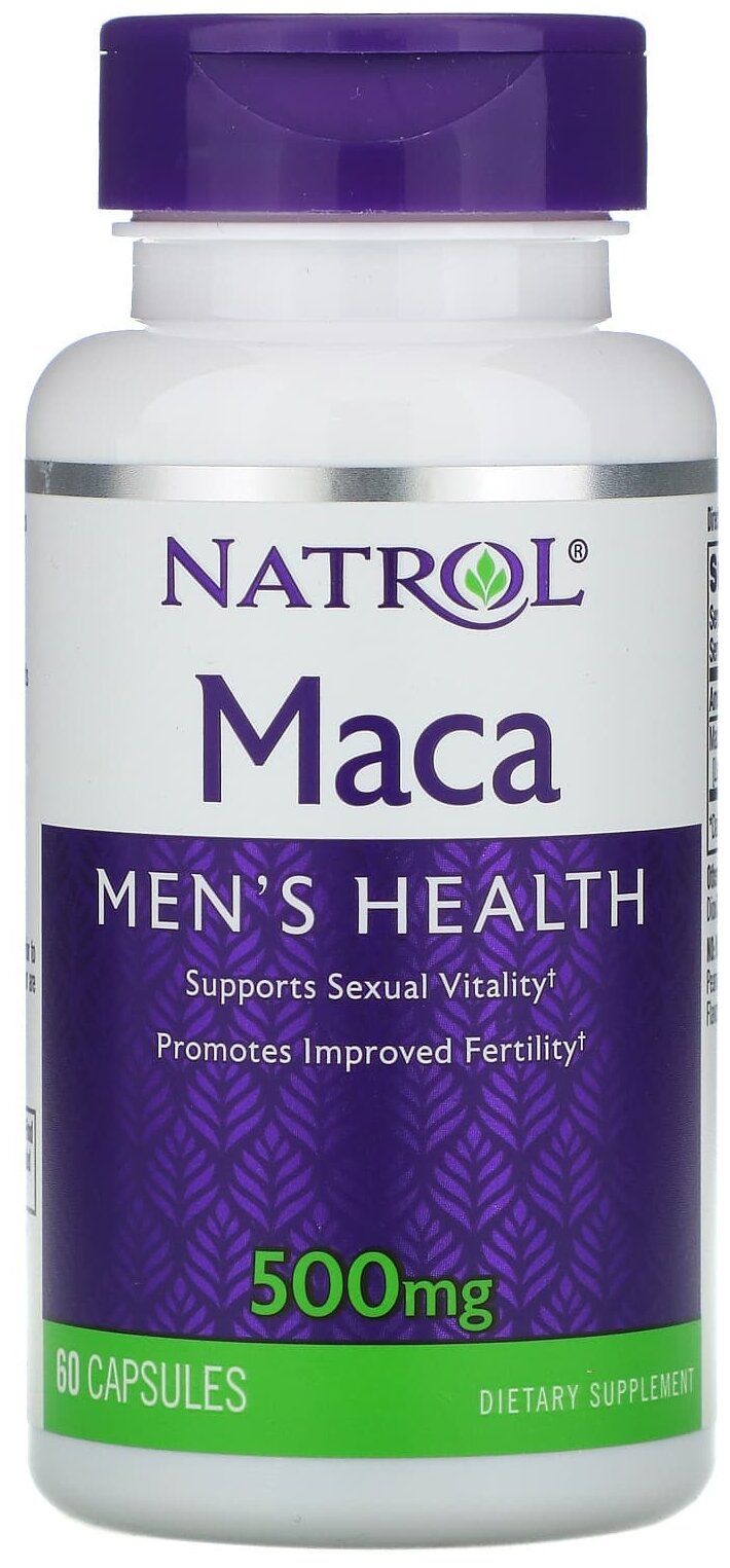 Natrol Мака экстракт 500 мг" 60 капс Maca Extract 500mg 60 caps
Natrol Мака экстракт 500 мг" 60 капс Maca Extract 500mg 60 caps