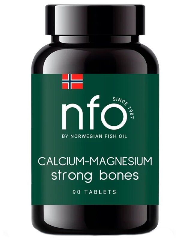 NFO Кальций-магний 90 таблеток
NFO Кальций-магний 90 таблеток