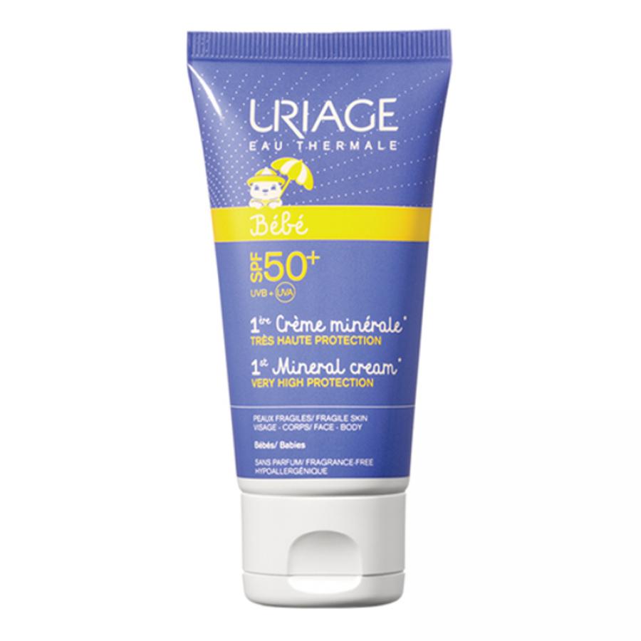 Минеральный крем SPF 50+ Uriage Bebe, 50 мл, ля нежной и чувствительной кожи ребенка
Минеральный крем SPF 50+ Uriage Bebe, 50 мл, ля нежной и чувствительной кожи ребенка