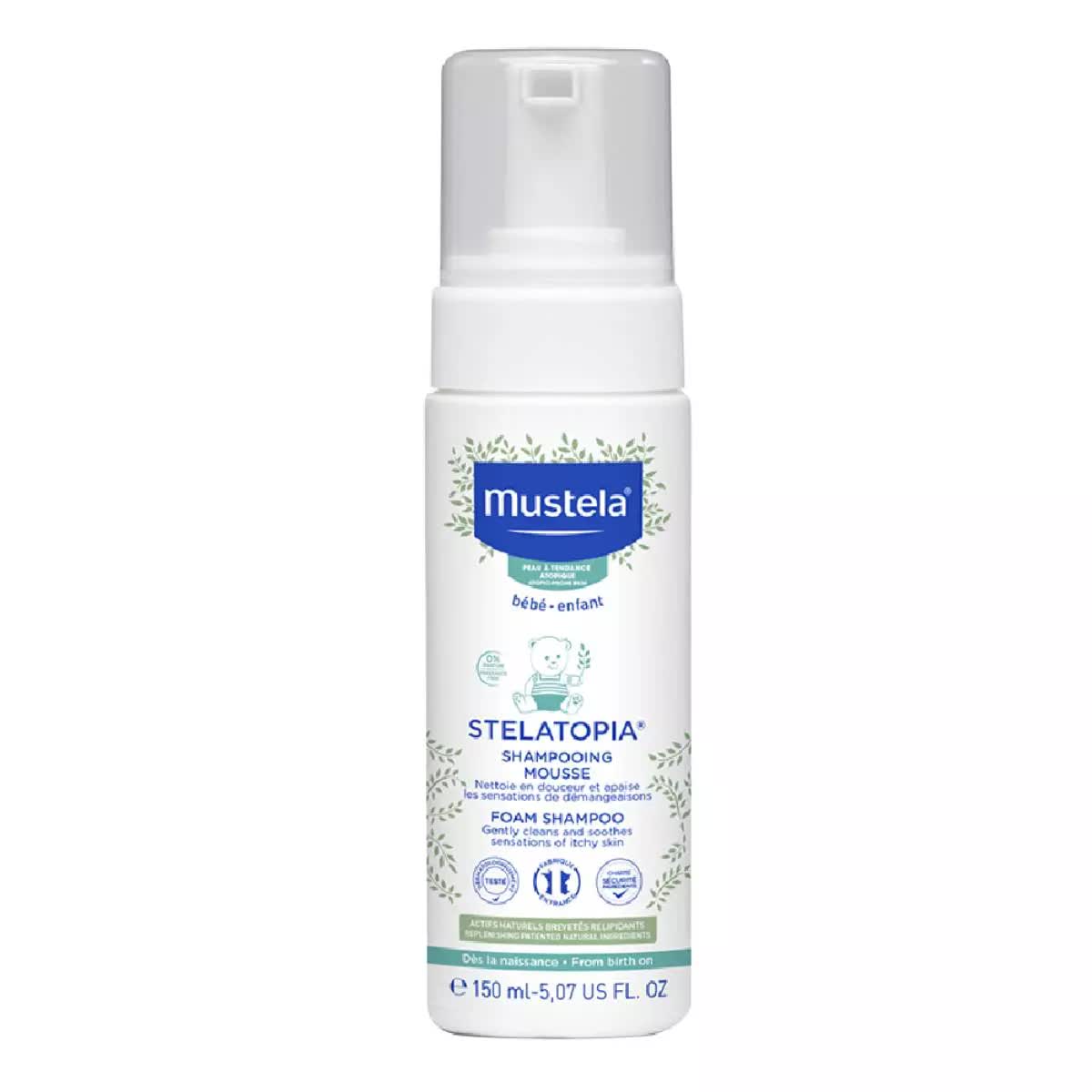 Шампунь-мусс Mustela Stelatopia, 150 мл
Шампунь-мусс Mustela Stelatopia, 150 мл