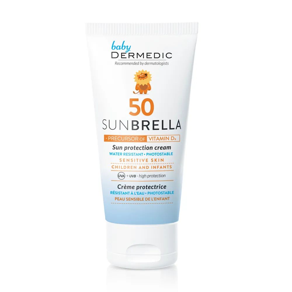 Детский солнцезащитный крем для лица Dermedic Sunbrella Baby SPF 50 50 мл
Детский солнцезащитный крем для лица Dermedic Sunbrella Baby SPF 50 50 мл