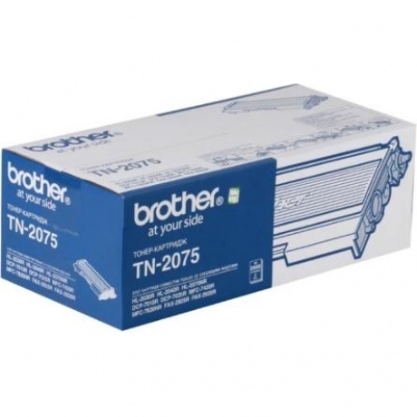 Картридж Brother TN2075 для Brother HL2030/2040/2070/2920/DCP7010/7025/MFC7420/7820, черный
Картридж Brother TN2075 для Brother HL2030/2040/2070/2920/DCP7010/7025/MFC7420/7820, черный
