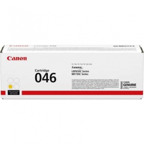 Картридж Canon 046Y (1247C002) для Canon i-SENSYS LBP650/MF730, желтый
Картридж Canon 046Y (1247C002) для Canon i-SENSYS LBP650/MF730, желтый