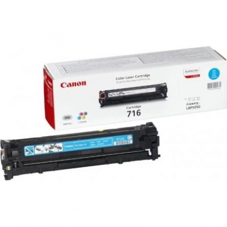 Картридж Canon 716C (1979B002) для Canon LBP5050, голубой
Картридж Canon 716C (1979B002) для Canon LBP5050, голубой