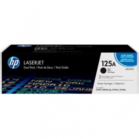 Картридж HP CB540AD для HP CLJ CP1215/CP1515/CP1518, черный
Картридж HP CB540AD для HP CLJ CP1215/CP1515/CP1518, черный