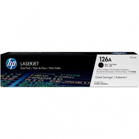 Картридж HP CE310AD для HP LJ CP1025, черный
Картридж HP CE310AD для HP LJ CP1025, черный