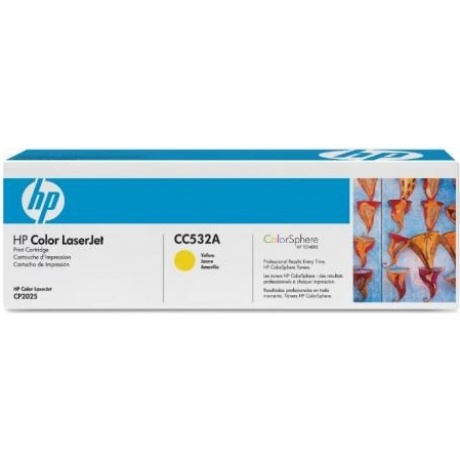 Картридж HP CC532A для HP LJ CP2025/CM2320, желтый
Картридж HP CC532A для HP LJ CP2025/CM2320, желтый