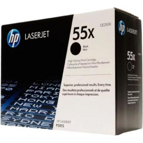 Картридж HP CE255X для HP LJ P3015, черный
Картридж HP CE255X для HP LJ P3015, черный
