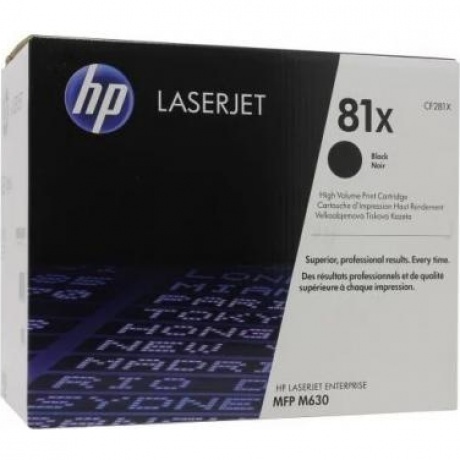 Картридж HP CF281X для HP LJ Pro M630dn/f/h/z, черный
Картридж HP CF281X для HP LJ Pro M630dn/f/h/z, черный