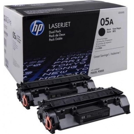 Картридж HP CE505D для HP LJ P2055/P2035/P2050, черный
Картридж HP CE505D для HP LJ P2055/P2035/P2050, черный