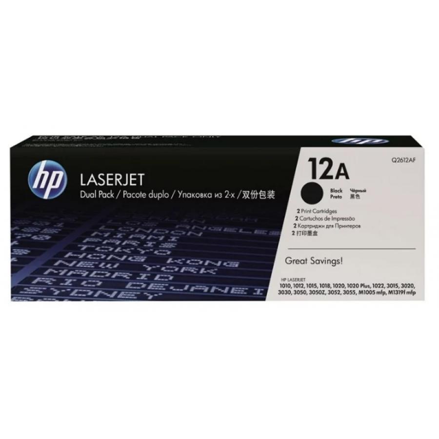 Картридж HP Q2612AF для HP LJ 1010/1012/1015, черный
Картридж HP Q2612AF для HP LJ 1010/1012/1015, черный