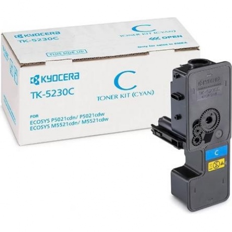 Картридж Kyocera TK-5230C (1T02R9CNL0) для Kyocera P5021cdn/cdw M5521cdn/cdw, голубой
Картридж Kyocera TK-5230C (1T02R9CNL0) для Kyocera P5021cdn/cdw M5521cdn/cdw, голубой