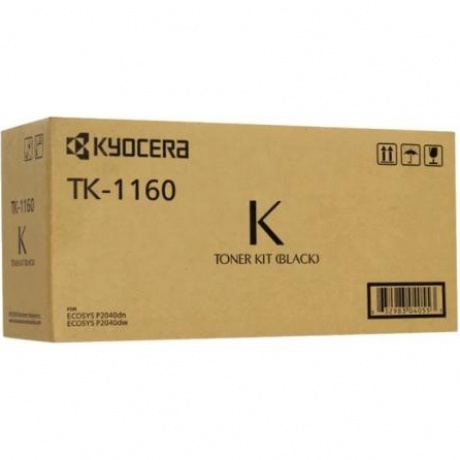 Картридж Kyocera TK-1160 для Kyocera P2040dn/P2040dw, черный
Картридж Kyocera TK-1160 для Kyocera P2040dn/P2040dw, черный
