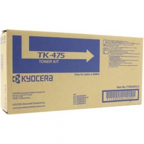 Картридж Kyocera TK-475 для Kyocera FS-6025/6025/6030/6525/6530, черный
Картридж Kyocera TK-475 для Kyocera FS-6025/6025/6030/6525/6530, черный