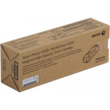 Картридж Xerox 106R01602 для Xerox Ph 6500/WC 6505, пурпурный
Картридж Xerox 106R01602 для Xerox Ph 6500/WC 6505, пурпурный