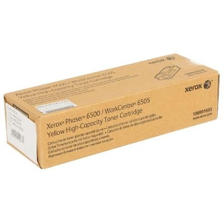 Картридж Xerox 106R01603 для Xerox Ph 6500/WC 6505, желтый
Картридж Xerox 106R01603 для Xerox Ph 6500/WC 6505, желтый