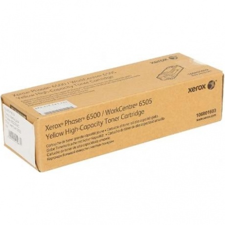 Картридж Xerox 106R01603 для Xerox Ph 6500/WC 6505, желтый
Картридж Xerox 106R01603 для Xerox Ph 6500/WC 6505, желтый