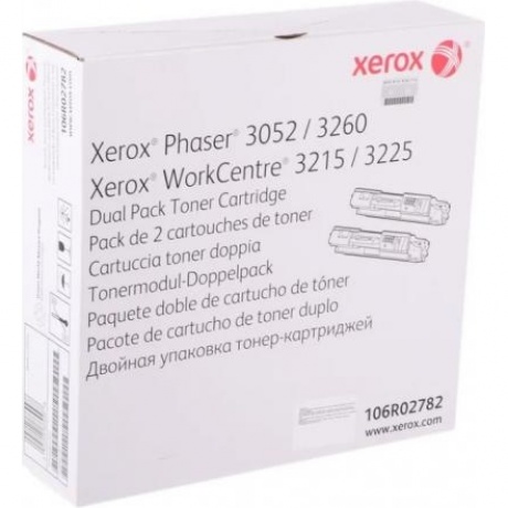 Картридж Xerox 106R02782 для Xerox Phaser 3052/3260 WC 3215/3225, черный
Картридж Xerox 106R02782 для Xerox Phaser 3052/3260 WC 3215/3225, черный