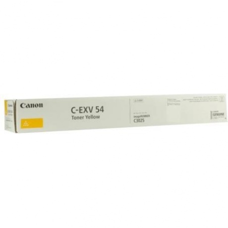 Картридж Canon C-EXV54Y (1397C002) туба для копира C3025i, желтый
Картридж Canon C-EXV54Y (1397C002) туба для копира C3025i, желтый