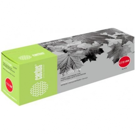 Картридж Cactus CS-C731BK для Canon LB i-Sensys MF8230/MF8280, черный
Картридж Cactus CS-C731BK для Canon LB i-Sensys MF8230/MF8280, черный