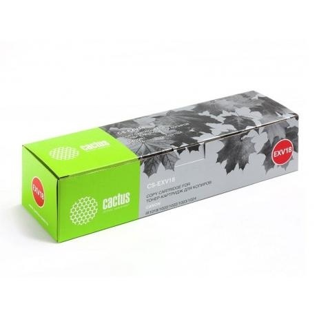 Картридж Cactus CS-EXV18 для Canon iR1018/1020/1022/1023/1024, черный
Картридж Cactus CS-EXV18 для Canon iR1018/1020/1022/1023/1024, черный