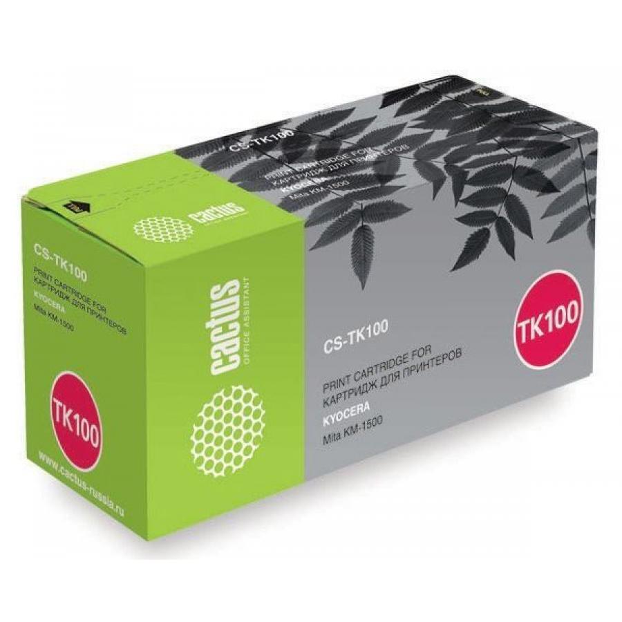 Картридж Cactus CS-TK100 для Kyocera Mita KM-1500, черный
Картридж Cactus CS-TK100 для Kyocera Mita KM-1500, черный