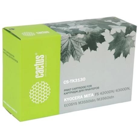 Картридж Cactus CS-TK3130 для Kyocera Mita FS 4200/4300/4200DN/4300DN/M3550idn Ecosys/60idn, черный
Картридж Cactus CS-TK3130 для Kyocera Mita FS 4200/4300/4200DN/4300DN/M3550idn Ecosys/60idn, черный