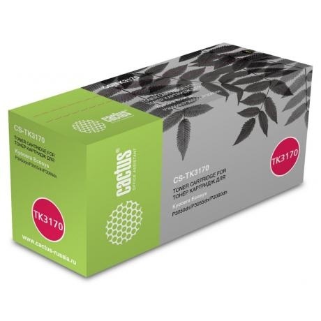 Картридж Cactus CS-TK3170 для Kyocera Ecosys P3050dn/P3055dn/P3060dn, черный
Картридж Cactus CS-TK3170 для Kyocera Ecosys P3050dn/P3055dn/P3060dn, черный